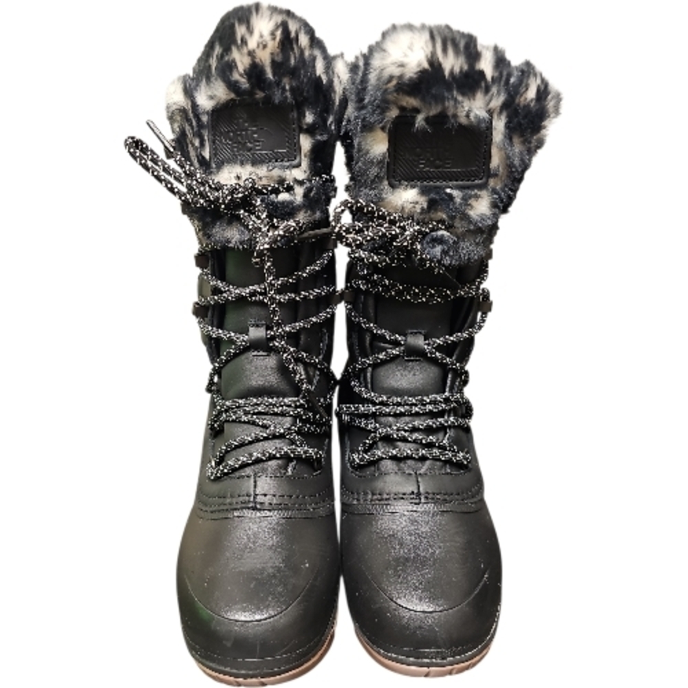 Women's Shellista IV LUXE WP TNF Black/Gardenia White FauxFur-Lined Winter Boots